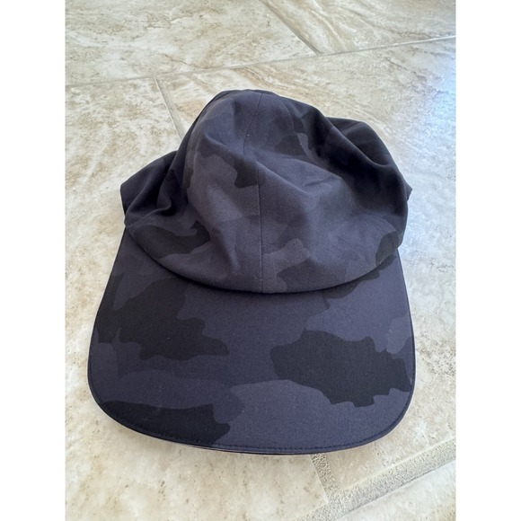 Lululemon‎ Women's Baller Hat Black Asphalt Camo Running Training - Picture 4 of 6